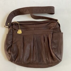VTG Victoria Leather Co Brown Buttery Soft Hobo Shoulder Bag The Originat USA